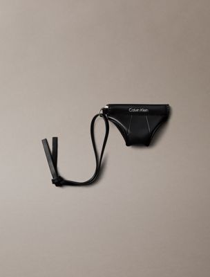 blue mini knickers bag charm for women calvin klein