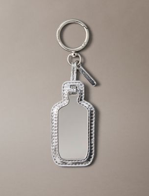 grey ck one mirror bag charm for women calvin klein