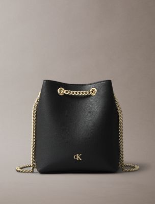 black bucket bag for women 