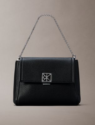 black pebble grain crossbody bag for women calvin klein