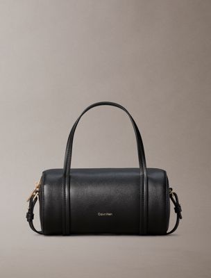 black small foil logo duffle bag for women calvin klein