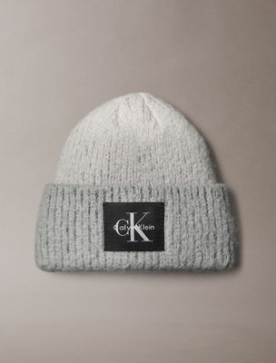 multi monologo ombre rib beanie for women calvin klein