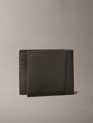 beluga leather wallet for men calvin klein jeans