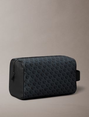 na black wash bag for men calvin klein jeans