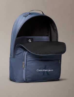 ombre blue laptop backpack for men calvin klein jeans