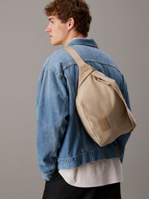 crockery oversized bum bag for men calvin klein jeans