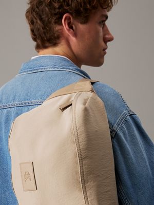 crockery oversized bum bag for men calvin klein jeans