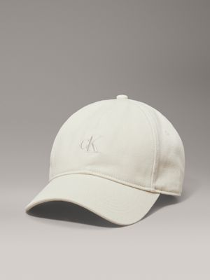 grey twill logo cap for men calvin klein jeans