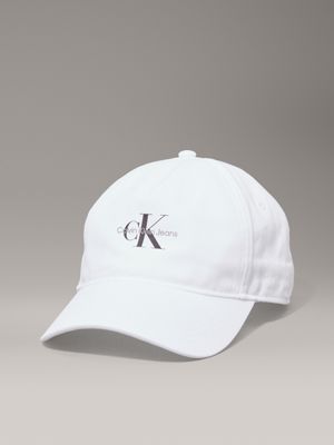 white twill logo cap for men calvin klein jeans