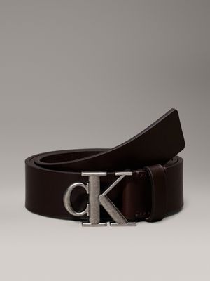 brown leather belt for men calvin klein jeans