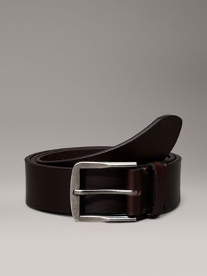 brown leather belt for men calvin klein jeans