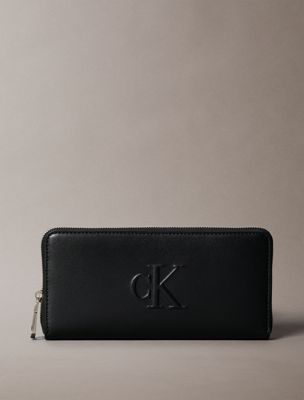 black zip around wallet for women calvin klein jeans