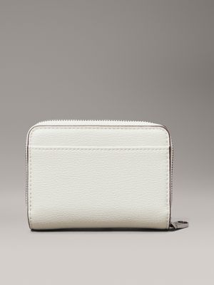 portefeuille zippé avec logo blue pour femmes calvin klein jeans