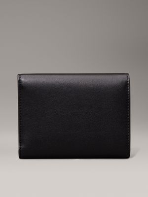 portefeuille 3 volets black pour femmes calvin klein jeans