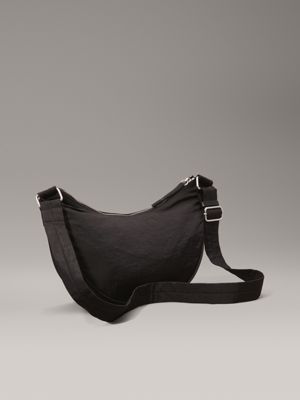 na black sling hobo bag for women calvin klein jeans