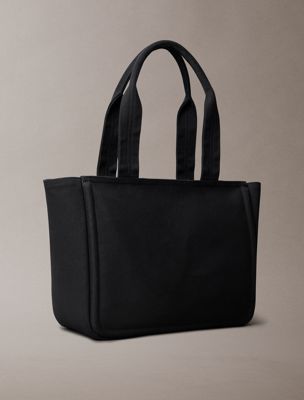 na black canvas tote bag for women calvin klein jeans