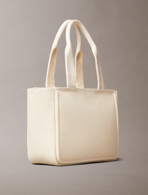 natural canvas canvas tote bag for women calvin klein jeans