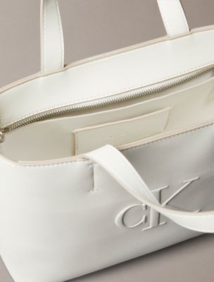 lily white mini tote bag for women calvin klein jeans