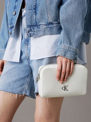 sky gray crossbody camera bag for women calvin klein jeans