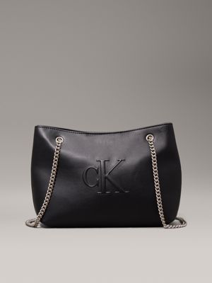 black convertible shoulder bag for women calvin klein jeans