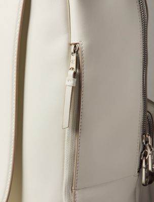 lily white slim backpack for women 