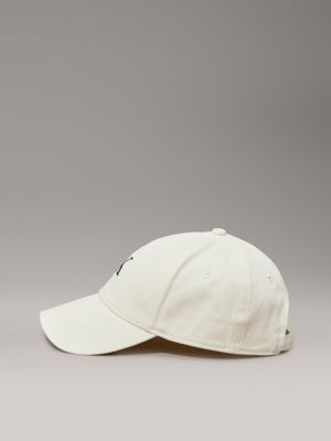 bone white twill logo cap for women calvin klein jeans