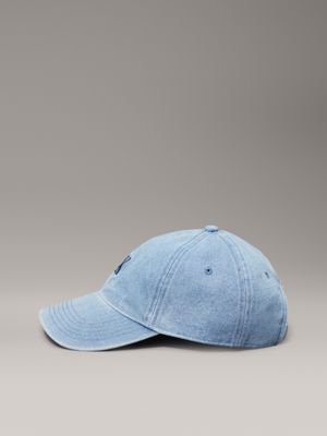 new blue denim logo cap for women calvin klein jeans