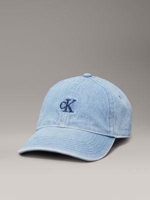 blue denim logo cap for women calvin klein jeans