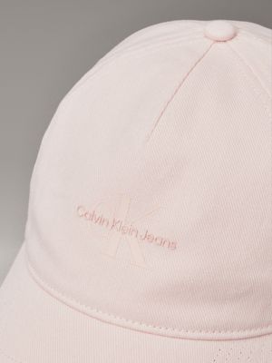 silver peony twill logo cap for women calvin klein jeans