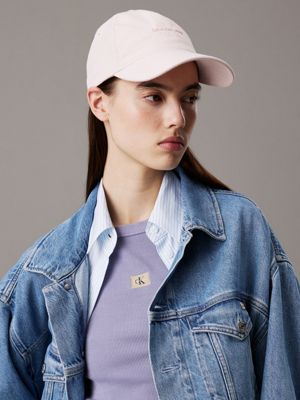 silver peony twill logo cap for women calvin klein jeans