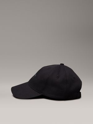 na black twill logo cap for women calvin klein jeans