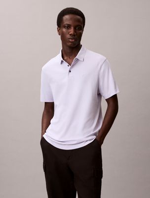  polo van pima-katoen voor heren - calvin klein