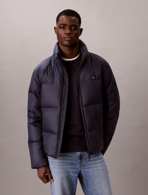 blue donzen pufferjack voor heren - calvin klein