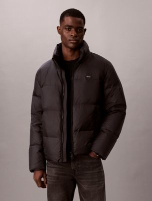 black donzen pufferjack voor heren - calvin klein