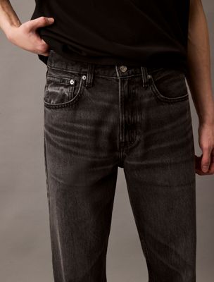 black fog 90's straight jeans for men calvin klein jeans