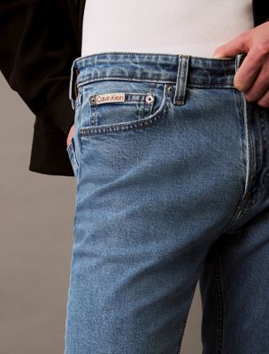 coastal blue slim jeans for men calvin klein jeans