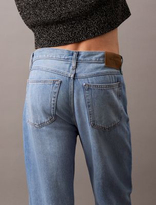 blue retrograde 90's straight jeans for men calvin klein jeans