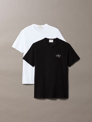 multi 2er-pack t-shirts mit monogramm für herren - calvin klein jeans