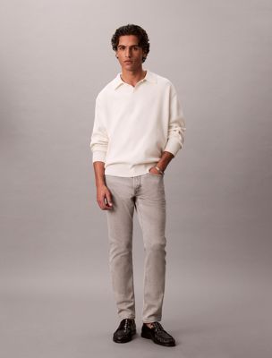 grey slim fit jeans for men calvin klein jeans