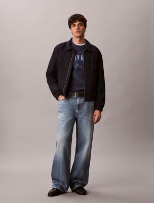 blue baggy jeans for men calvin klein jeans