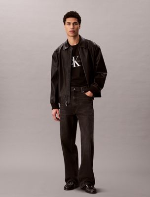 black baggy jeans für herren - 