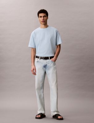 blue 90's straight jeans für herren - calvin klein jeans