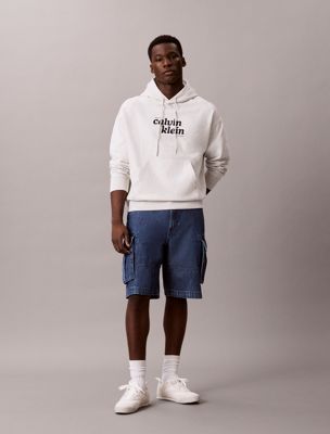 short cargo en denim 90's blue pour hommes 