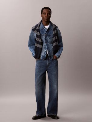 jean baggy blue pour hommes 