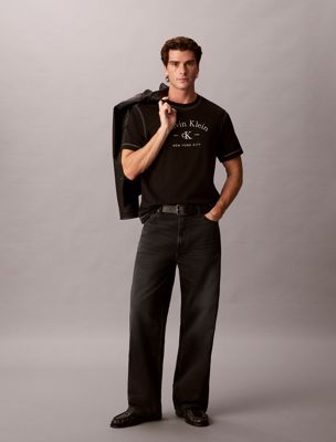 black baggy jeans for men 