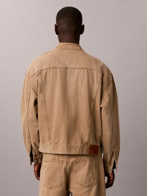 veste trucker en jean 90's tigers eye smoke pour hommes calvin klein jeans