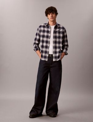 blue extreme baggy jeans for men calvin klein jeans