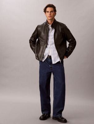 relaxed utility barrel jeans blue de hombres calvin klein jeans