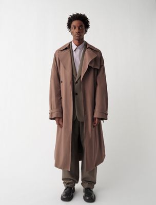 brown amos-jacke für herren - calvin klein