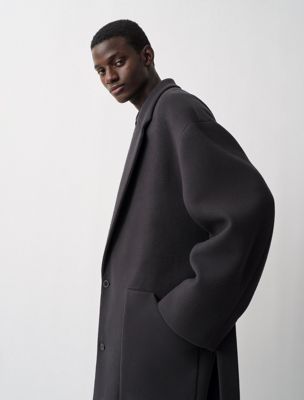 licorice theodore coat for men calvin klein